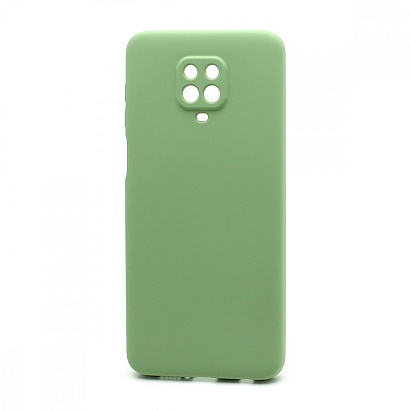 Чехол Silicone Case NEW ERA (накладка/силикон) для Xiaomi Redmi Note 9S/Note 9 Pro зеленый