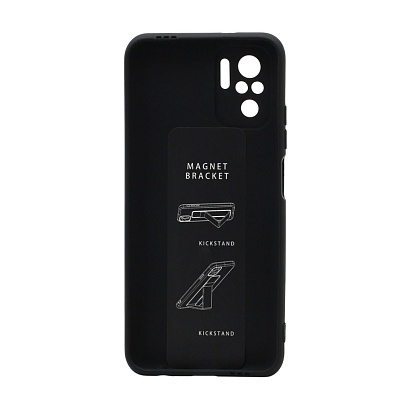 Чехол Magnetic Stend 2 для Xiaomi Redmi Note 10/Redmi Note 10S (004) черный