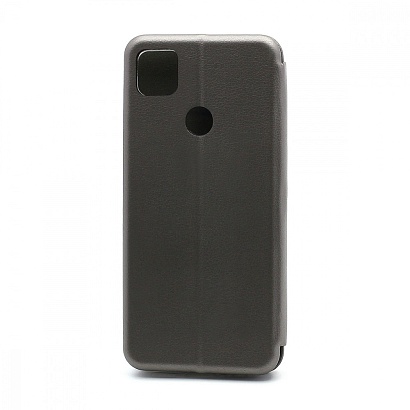 Чехол-книжка BF модельный (силикон/кожа) для Xiaomi Redmi 9C серебристый