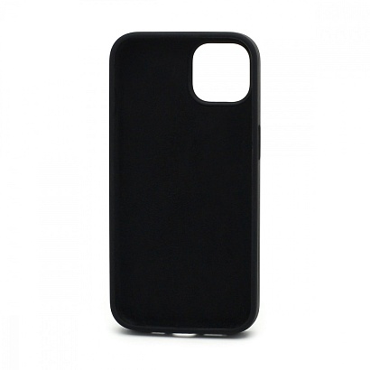 Чехол Silicone Case без лого для Apple iPhone 13/6.1 (полная защита) (018) черный