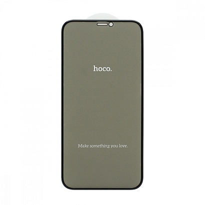 Защитное стекло HOCO A12 Pro Nano 3D Privacy Full Screen для Apple iPhone 12/12 Pro/6.1 черное