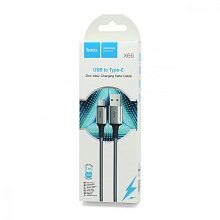 Кабель USB - Type-C HOCO X66 "Howdy" (3А, 100см) серый