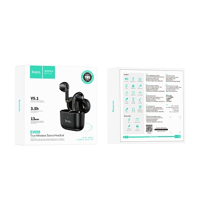 Наушники с микрофоном Bluetooth Hoco EW08 TWS черные