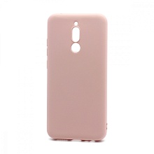 Чехол Silicone Case NEW ERA (накладка/силикон) для Xiaomi Redmi 8 светло розовый