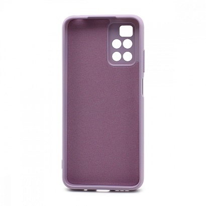 Чехол Silicone Case NEW ERA (накладка/силикон) для Xiaomi Redmi 10 сиреневый