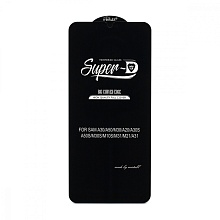Защитное стекло MTB Super-D для Samsung Galaxy A20/A30/A30S/A50/A50S/M21/M31 черное тех. пак