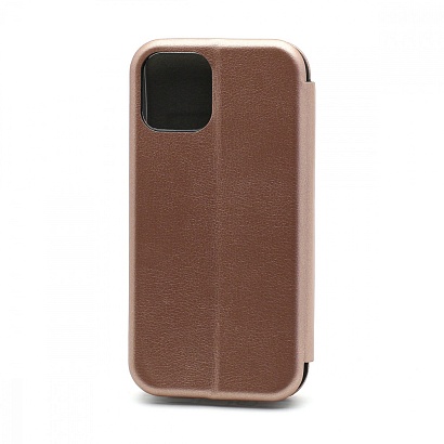 Чехол-книжка BF модельный (силикон/кожа) для Apple iPhone 12/12 Pro/6.1 розовый