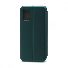 Чехол-книжка BF модельный (силикон/кожа) для Samsung Galaxy A03S зеленый