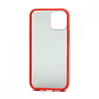 Чехол Shockproof силикон-пластик для Apple iPhone 12 Pro Max/6.7 красно-черный