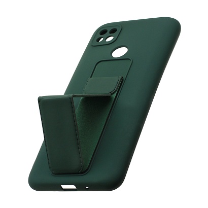 Чехол Magnetic Stend 2 для Xiaomi Redmi 9C (007) темно зеленый