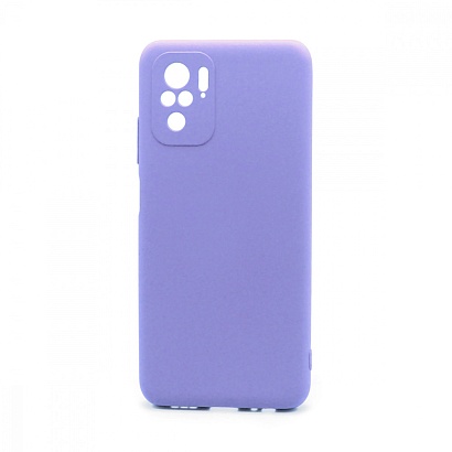 Чехол Silicone Case NEW ERA (накладка/силикон) для Xiaomi Redmi Note 10/Redmi Note 10S сиреневый