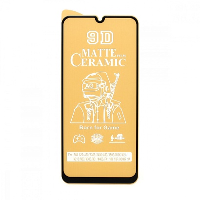 Защитная пленка Ceramic для Samsung Galaxy A20/A30/A30S/A50/A50S/M10S/M21/M21S/M31 матовая тех. пак