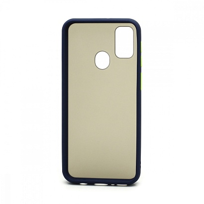 Чехол Shockproof Lite силикон-пластик для Samsung Galaxy M21/M30S сине-зеленый
