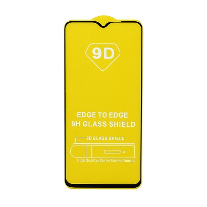 Защитное стекло Full Glass для Xiaomi Redmi Note 8 Pro черное (Full GC) тех. пак
