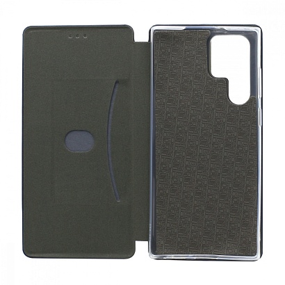 Чехол-книжка BF модельный (силикон/кожа) для Samsung Galaxy S22 Ultra синий