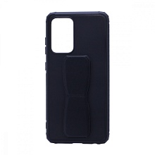 Чехол Magnetic stend силикон-пластик для Samsung A52 синий