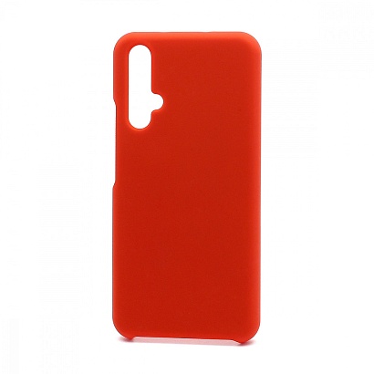 Чехол Silicone Cover Color для Huawei Honor 20 (001) красный