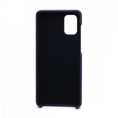Чехол Silicone Cover Color для Samsung Galaxy M51 (008) темно синий
