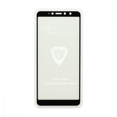 Защитное стекло MTB для Xiaomi Redmi S2/Y2 черное (Full GC) тех. пак