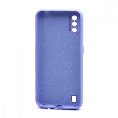 Чехол Silicone Case NEW ERA (накладка/силикон) для Samsung Galaxy A01 сиреневый