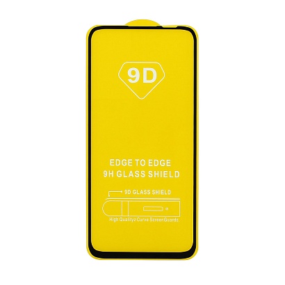 Защитное стекло Full Glass для Huawei P40 Lite черное (Full GC) тех. пак
