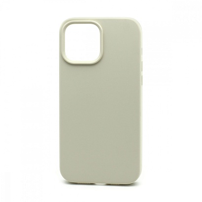 Чехол Silicone Case без лого для Apple iPhone 13 Pro Max/6.7 (полная защита) (011) бежевый