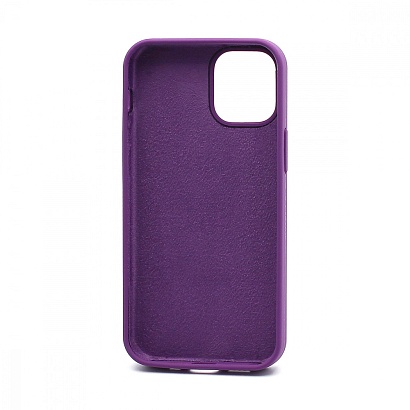 Чехол Silicone Case без лого для Apple iPhone 12 mini/5.4 (полная защита) (045) фиолетовый