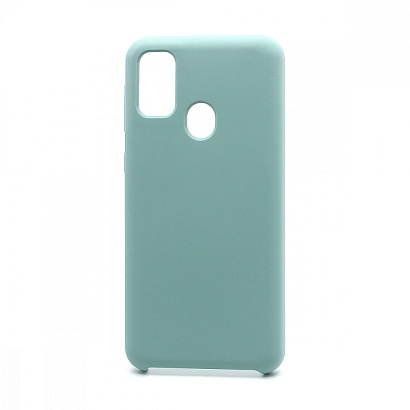 Чехол Silicone Cover Color для Samsung Galaxy M21/M30S (002) бирюзовый