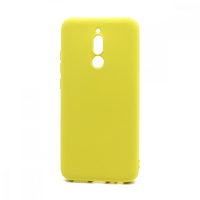 Чехол Silicone Case NEW ERA (накладка/силикон) для Xiaomi Redmi 8 желтый