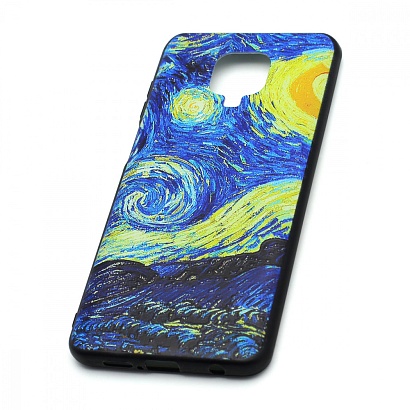 Чехол EDIVIA 3D Print (накладка/силикон-пластик) для Xiaomi Redmi Note 9S/Note 9 Pro (020)