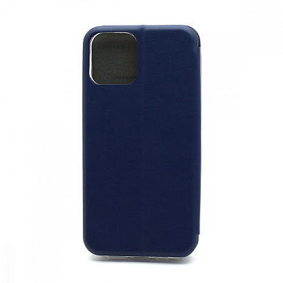 Чехол-книжка BF модельный (силикон/кожа) для Apple iPhone 12 Pro Max/6.7 синий