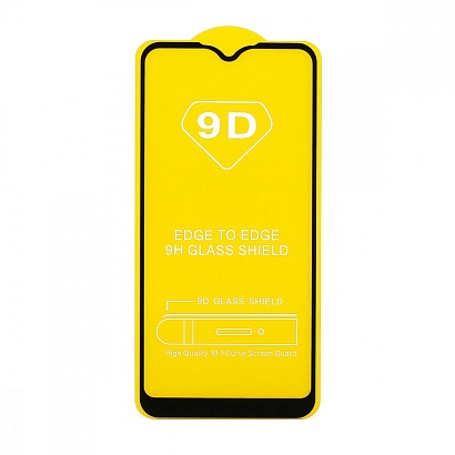 Защитное стекло Full Glass для Samsung Galaxy M01 (M015) черное (Full GC) тех. пак