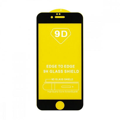Защитное стекло Full Glass для Apple iPhone 6/6S черное (Full GC) тех. пак