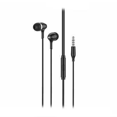 Наушники с микрофоном HOCO M-76 (3.5 mm jack) черные
