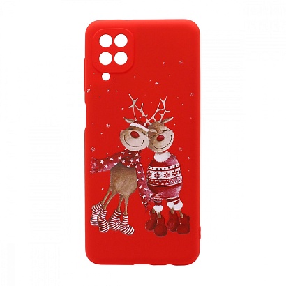 Чехол NEW ERA Winter для Samsung Galaxy A12/M12 (002) красный