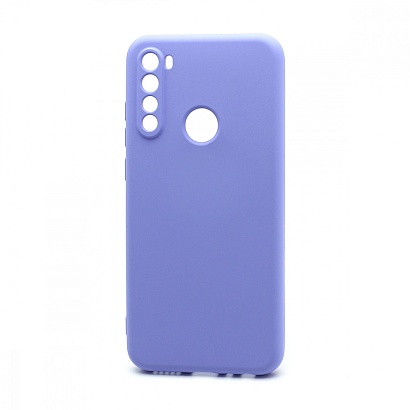 Чехол Silicone Case NEW ERA (накладка/силикон) для Xiaomi Redmi Note 8T сиреневый