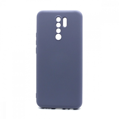 Чехол Silicone Case NEW ERA (накладка/силикон) для Xiaomi Redmi 9 серый