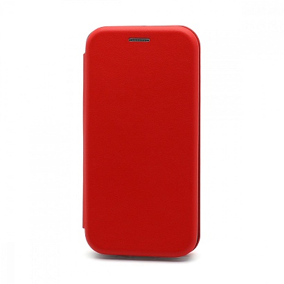 Чехол-книжка BF модельный (силикон/кожа) для Apple iPhone 12/12 Pro/6.1 красный