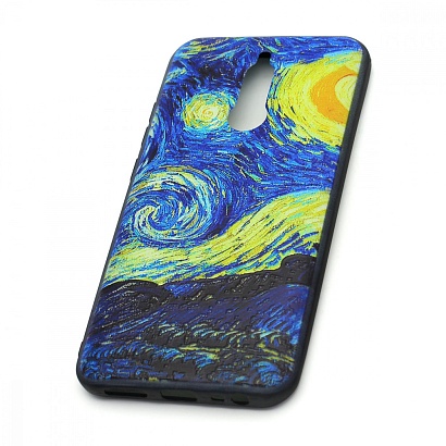 Чехол EDIVIA 3D Print (накладка/силикон-пластик) для Xiaomi Redmi 8/8A (020)