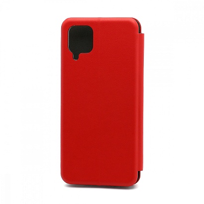 Чехол-книжка BF модельный (силикон/кожа) для Samsung Galaxy A12 красный