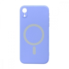 Чехол Magnet для Apple iPhone XR (Soft Touch/MSafe) сиреневый