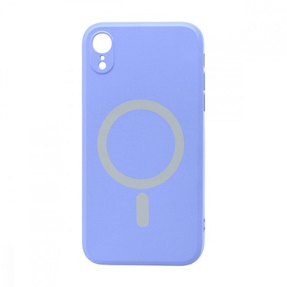Чехол Magnet для Apple iPhone XR (Soft Touch/MSafe) сиреневый