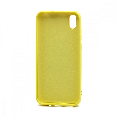 Чехол Silicone Case NEW ERA (накладка/силикон) для Huawei Honor 8S/Y5 2019 желтый