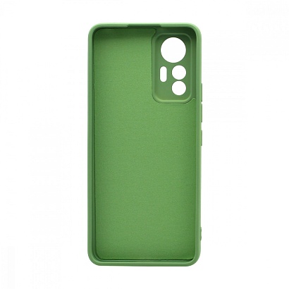 Чехол Silicone Case NEW ERA (накладка/силикон) для Xiaomi 12 Lite зеленый