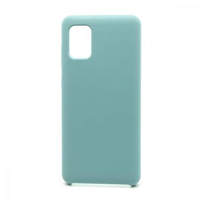 Чехол Silicone Cover Color для Samsung Galaxy A31 (002) бирюзовый