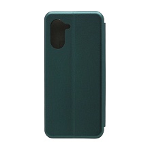 Чехол-книжка BF модельный (силикон/кожа) для Realme C33 зеленый