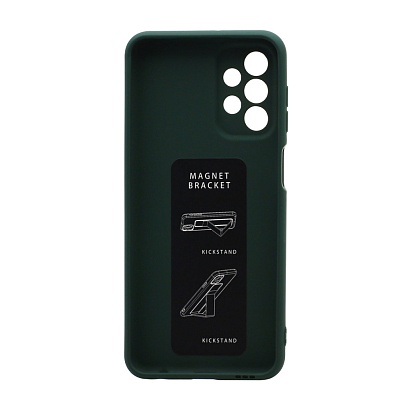 Чехол Magnetic Stend 2 для Samsung A23 (007) темно зеленый