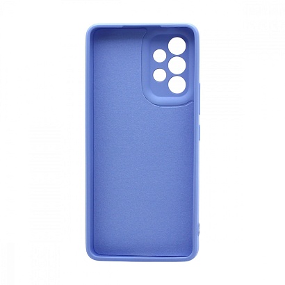 Чехол Silicone Case NEW ERA (накладка/силикон) для Samsung Galaxy A53 голубой