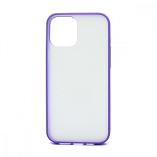 Чехол Shockproof Lite силикон-пластик для Apple iPhone 12 Pro Max/6.7 фиолетово-желтый