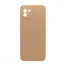 Чехол Silicone Case NEW ERA (накладка/силикон) для Samsung Galaxy A03 светло розовый